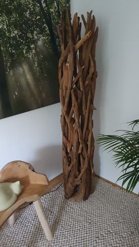 Customer photo review of Teak Wurzelholz Stehleuchte ACE | Höhe 150 oder 180 cm