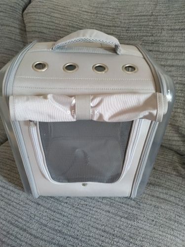 Customer photo review of Pet Backpack (Air-Vented)