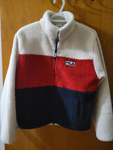 Customer photo review of [HOT SALE] BTS X FILA PALETTE BOA FLEECE JACKET