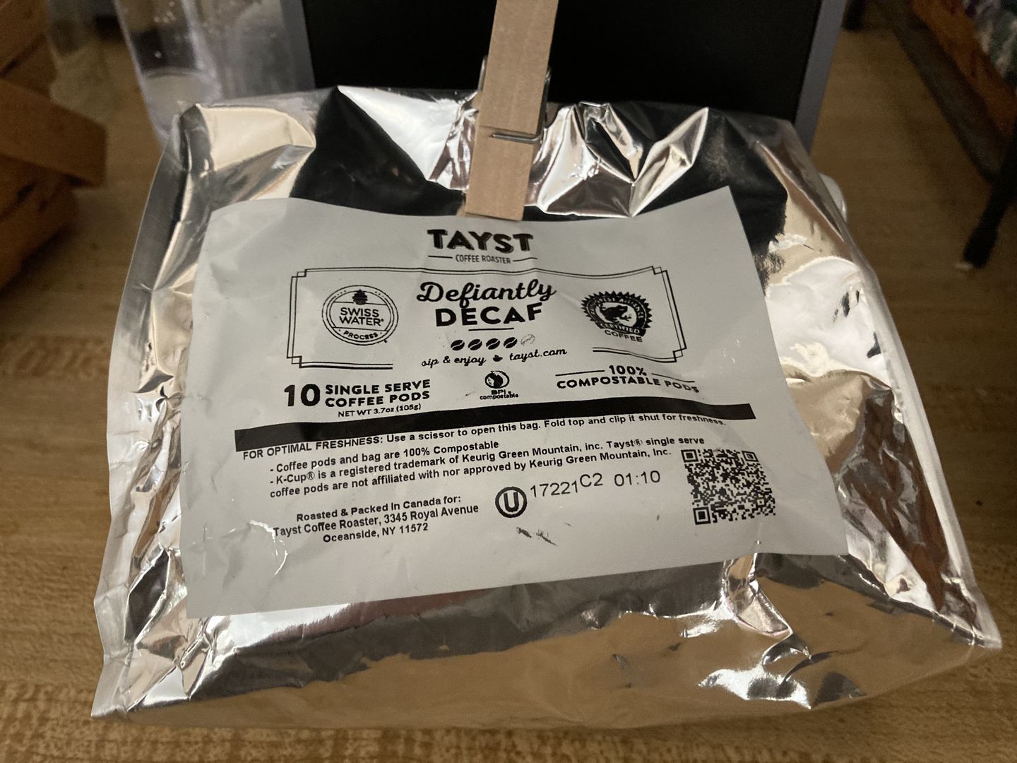 Customer photo review of $30 Coffee Pods Gift