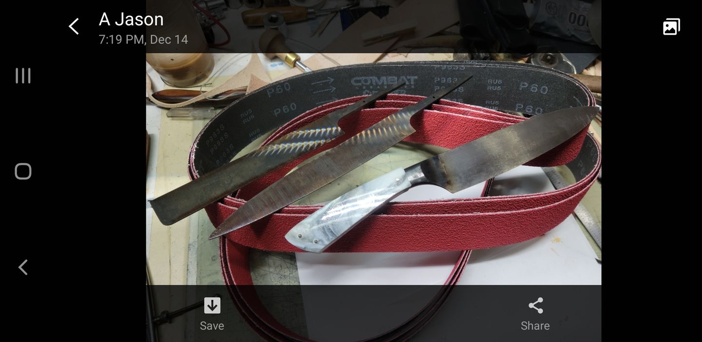 Customer photo review of 2" x 72" Shredder Belt Starter Kit