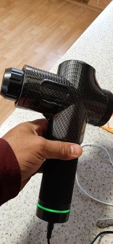 Customer photo review of Deep Tissue Massage Gun