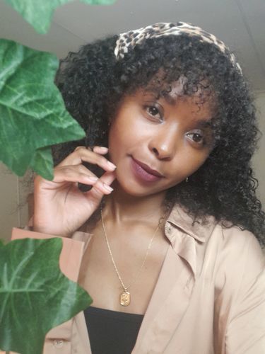 Customer photo review of Brazilian 4x4 Lace Wig Kinky Curl