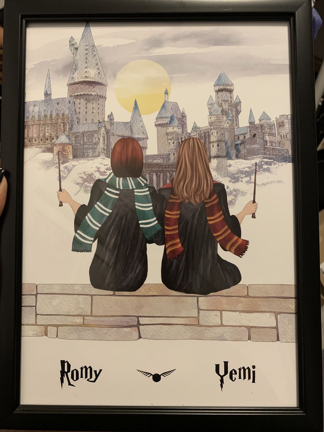 Customer photo review of Zauberinnen/Zauberer - Personalisiertes Poster