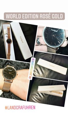 Customer photo review of World Edition Rosé Gold Black Influencer