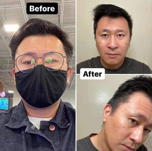 Customer photo review of Down Perm Kit