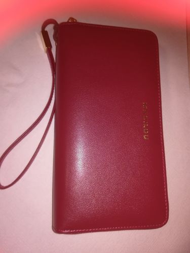 Customer photo review of Leder Multifunktionale Lange Geldbörse mit großer Kapazität