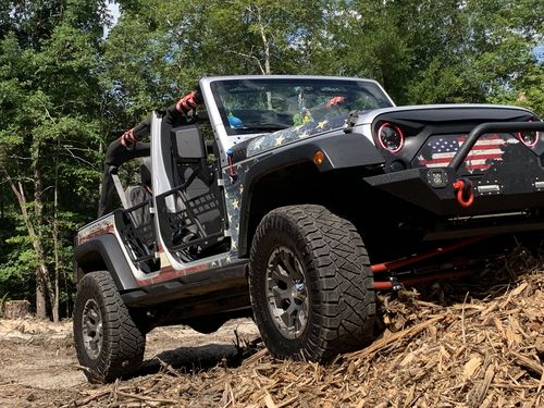 Customer photo review of MEK Magnet Armor: JK Hood