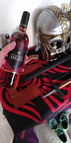 Customer photo review of Black Cherry Mead - Lyme Bay