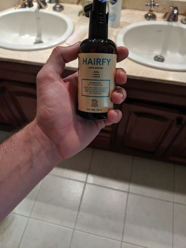 Customer photo review of Loción Anticaída