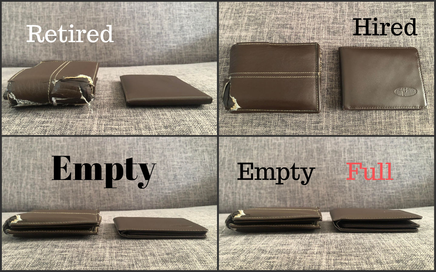 Customer photo review of Leather L-Shape Brown