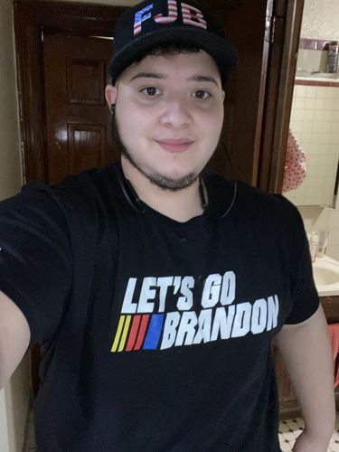 Customer photo review of Let's Go Brandon Men's Apparel