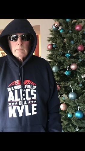 Customer photo review of In A World Full Of Alecs Be A Kyle Hoodie