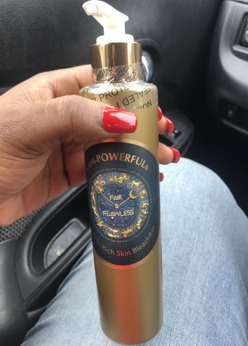 Customer photo review of POWERFUL® Anti-Aging Skin BleachBar