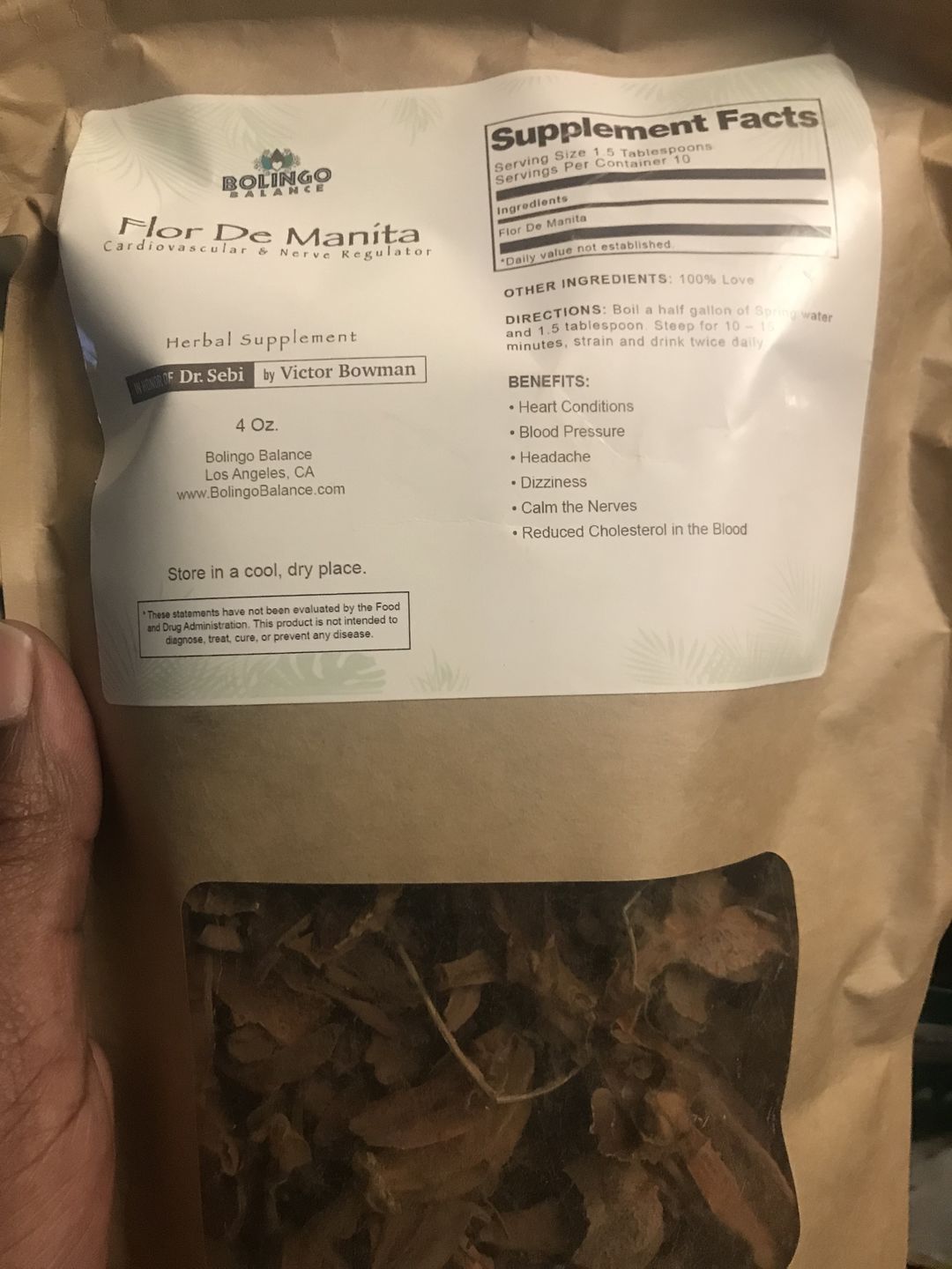 Customer photo review of Flor De Manita