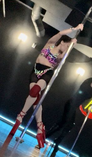 Angela L K. review of Neon Leopard MonoKini image 1 out of 1