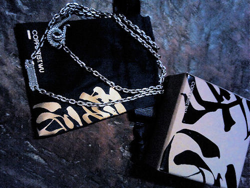Customer photo review of Taotie Necklace | 925 Sterling Silver