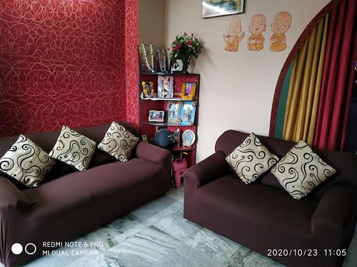 Customer photo review of Elastic Couch Cover