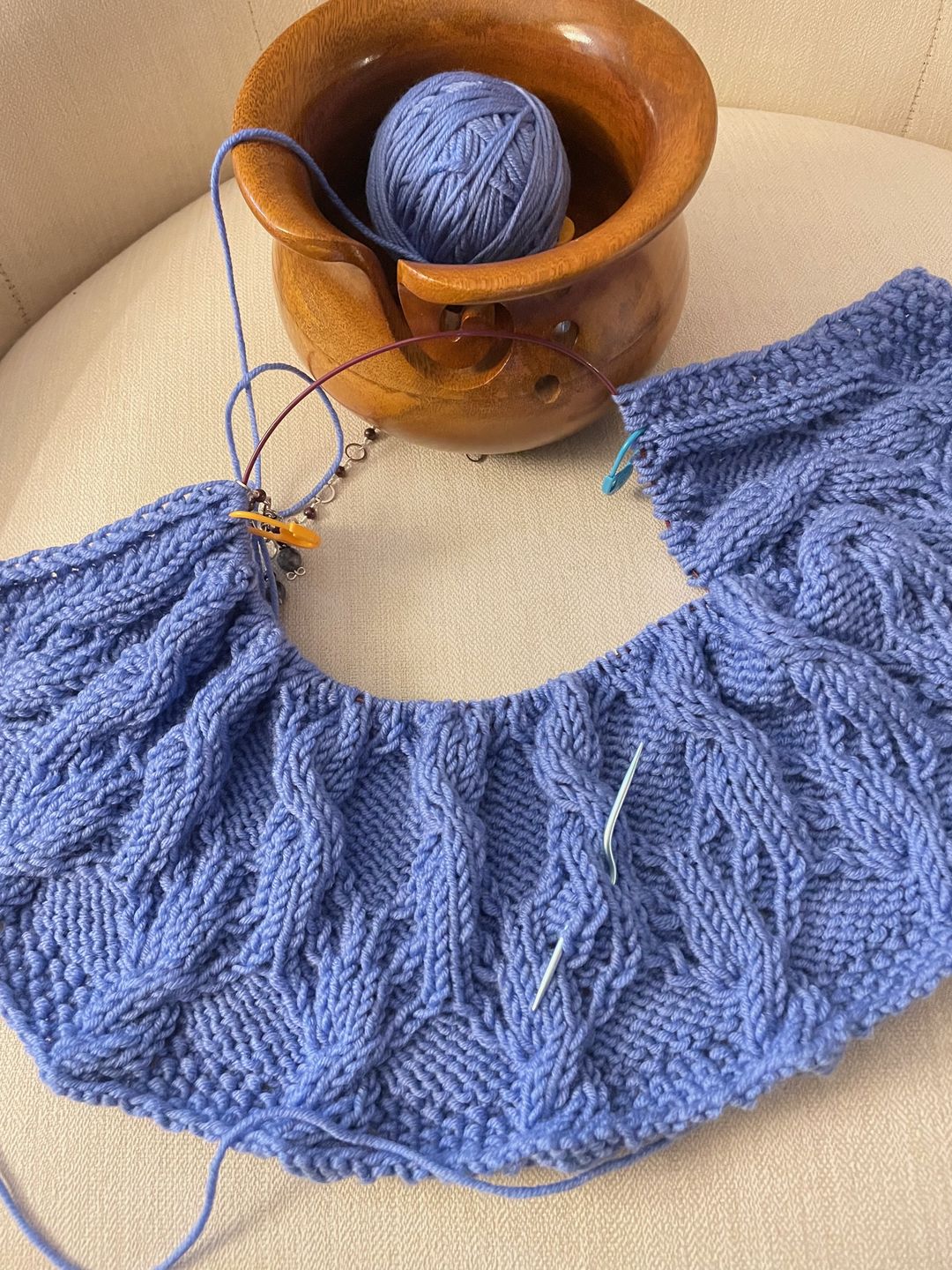 Customer photo review of Plymouth Yarn Worsted Merino Superwash Knitting Yarn