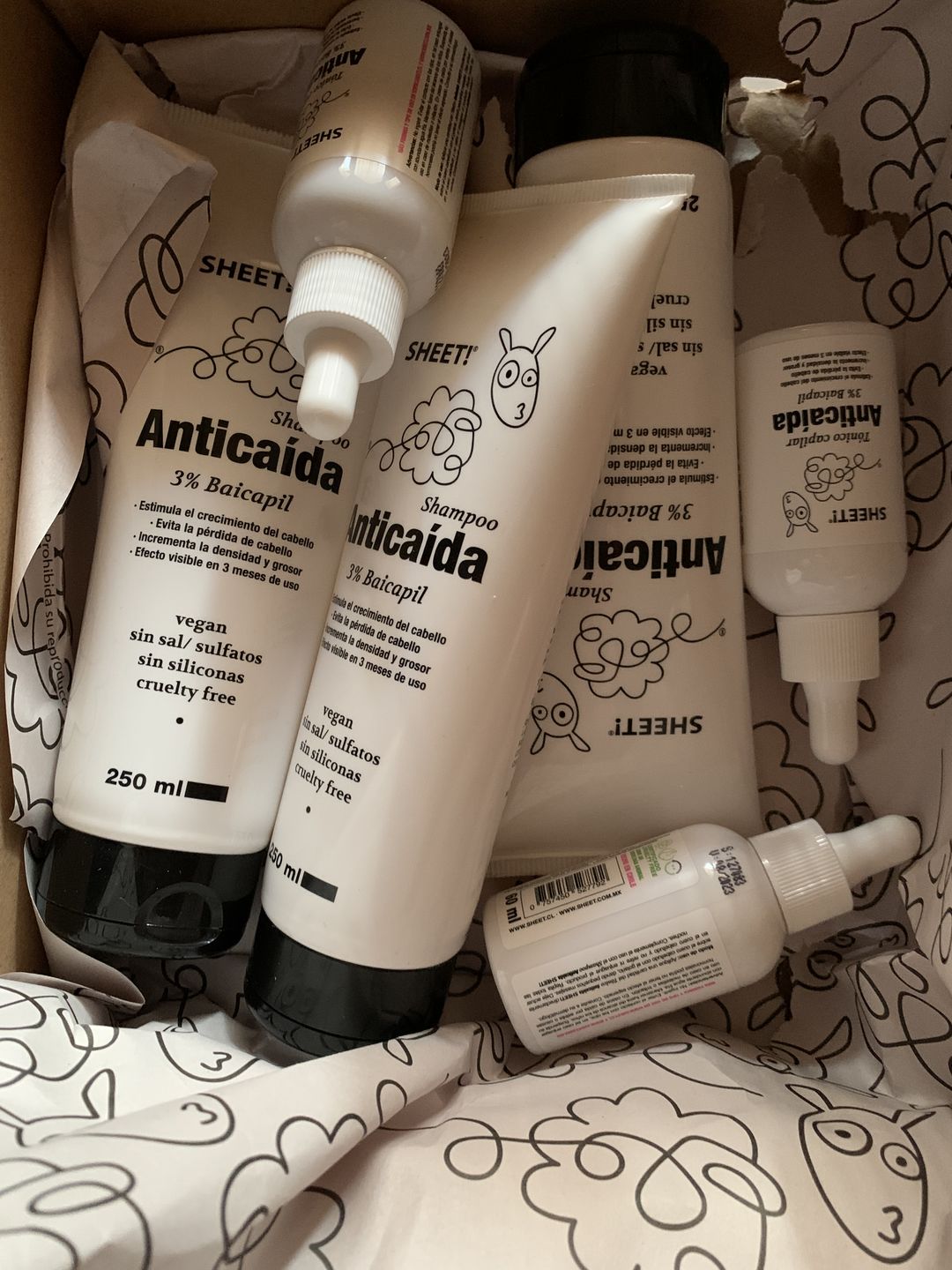 Customer photo review of Anticaída para 3 meses