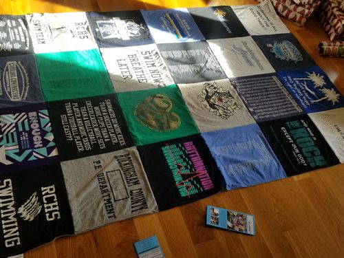 Customer photo review of Classic T-Shirt Blanket
