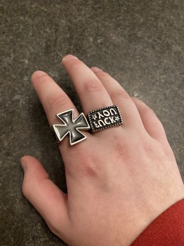 Customer photo review of IRON CROSS RING