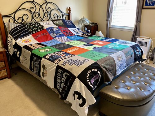 Customer photo review of Classic T-Shirt Blanket