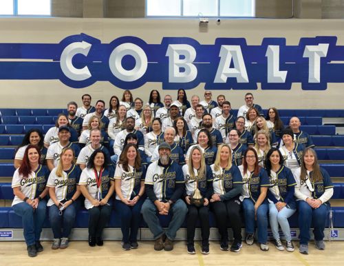 Customer photo review of Custom White Navy-Old Gold Authentic Split Fashion Baseball Jersey