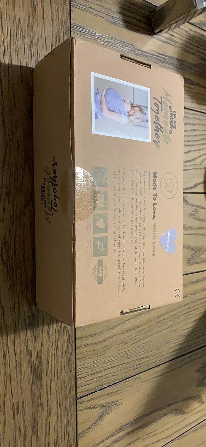 Customer photo review of Baby Wrap Carrier