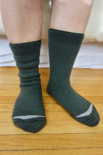 Customer photo review of J.B. Field's Icelandic "30 Below Classic" Merino Wool Thermal Socks (Assorted 3PK) -- SLIGHTLY IMPERFECT