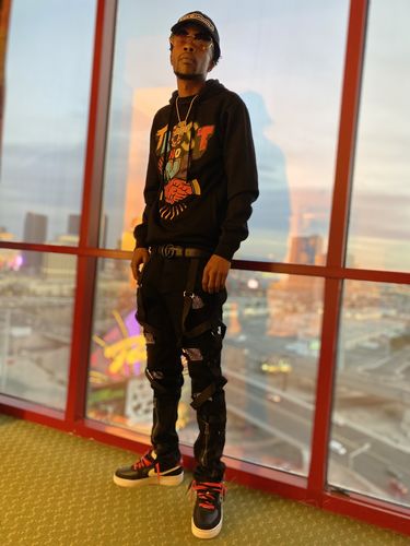 Customer photo review of Trust No One Pullover Hoodie (Black)
