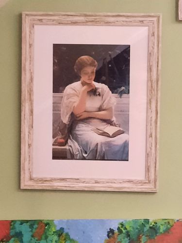 Customer photo review of In the Orangery, vintage artwork by Charles Edward Perugini, A3 (16x12") Poster Print