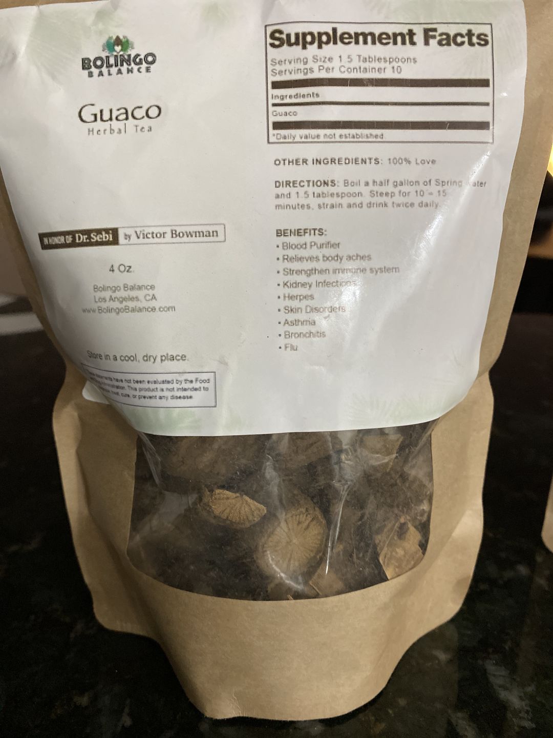 Customer photo review of Guaco