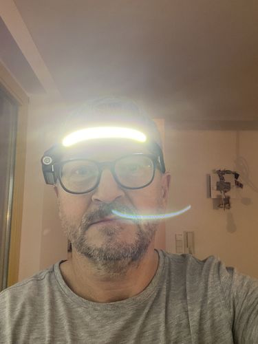 Customer photo review of NaturVibes™ Outdoor-Stirnlampe - Das Original