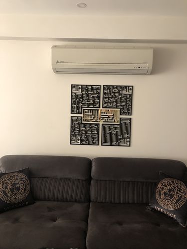 Customer photo review of 4 Kul (Kafirun, İhlas, Felak ve Nas Sureleri) 5 Parça Kufi Ahşap-Akrilik Tablo