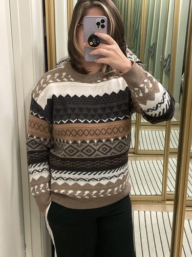 Customer photo review of 80's Grandma Knit Sweater
