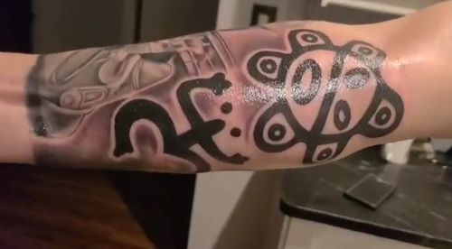 Customer photo review of Signature Tattoo Numbing Cream