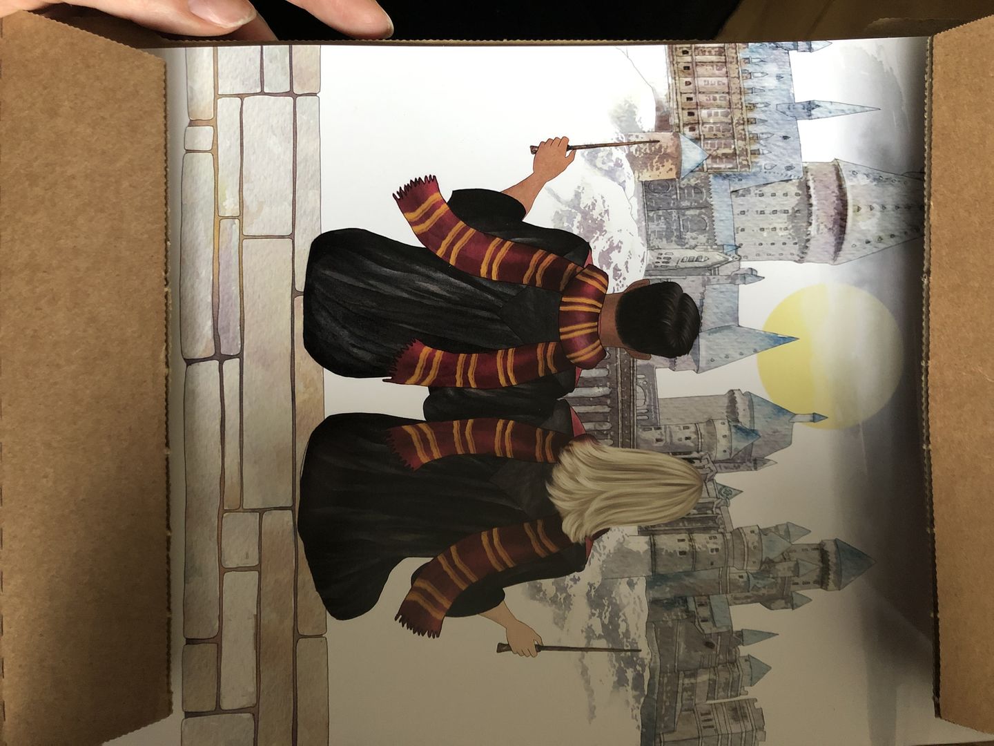 Customer photo review of Zauberinnen/Zauberer - Personalisiertes Poster