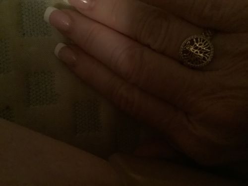 Customer photo review of Celtic Tree of Life™ 18K Yellow Gold Diamond Ring