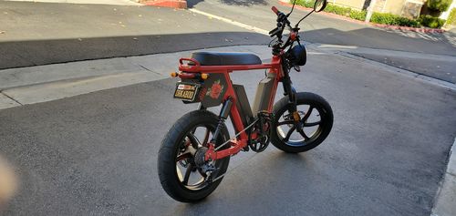 Customer photo review of 1966 CALIFORNIA MOTORCYCLE LICENSE PLATE 4"x7" (100mm x 180mm)