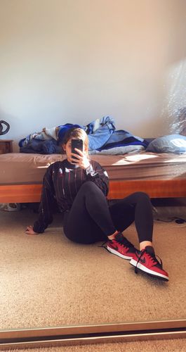 Customer photo review of Nike Air Jordan 1 Low 'Reverse Bred' Women's (GS)