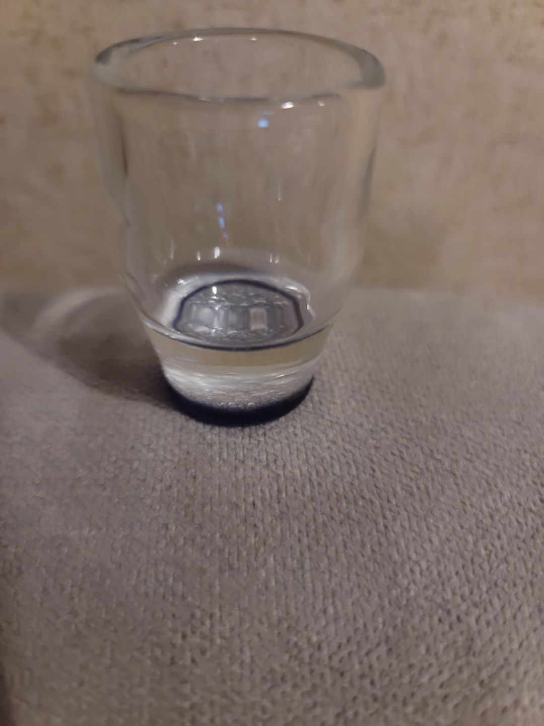 Customer photo review of Shot Glass with Cremation Ash