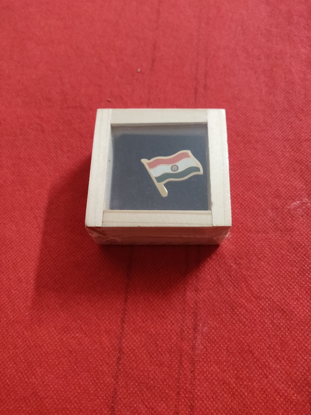 Customer photo review of Lapel Pin Flag