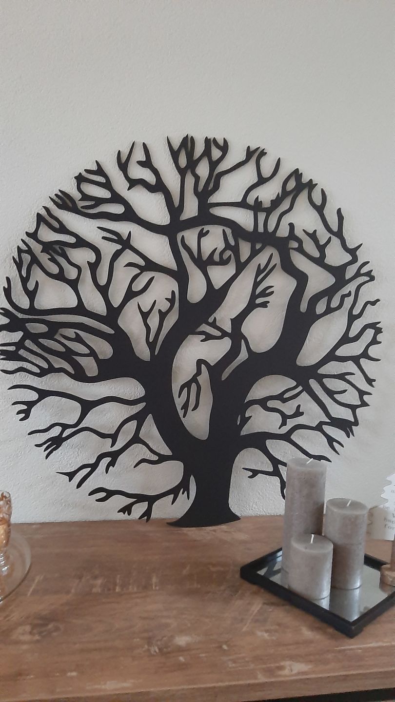 Customer photo review of Wanddecoratie | Levensboom rond