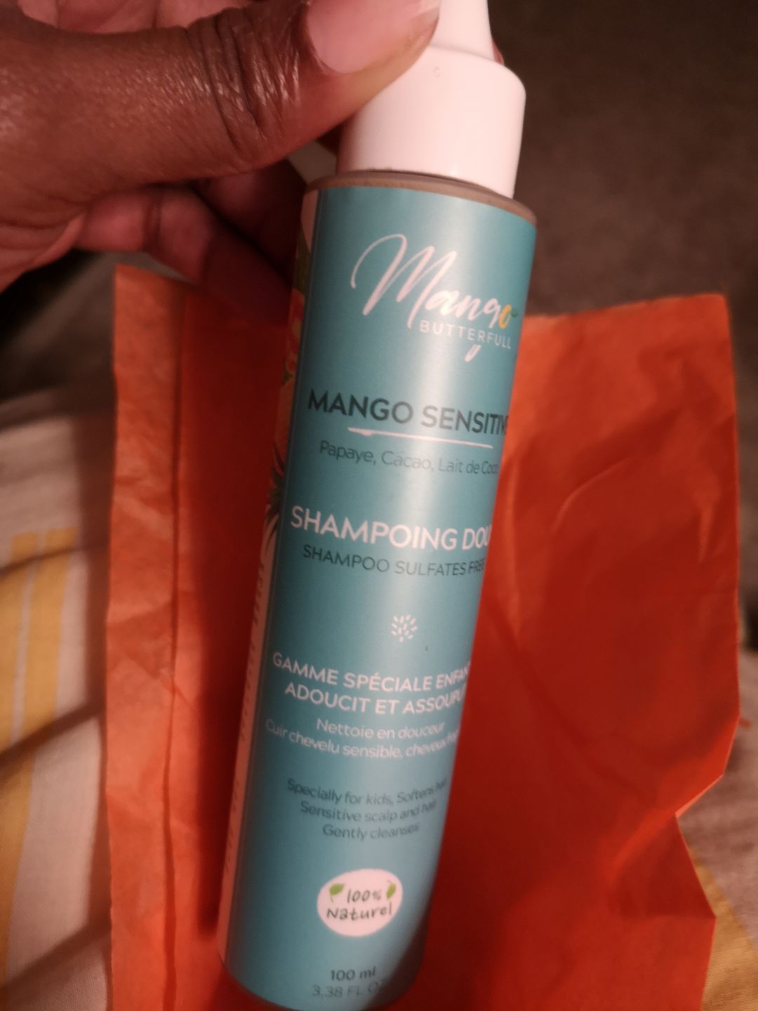Customer photo review of Shampoing Doux SENSITIVE