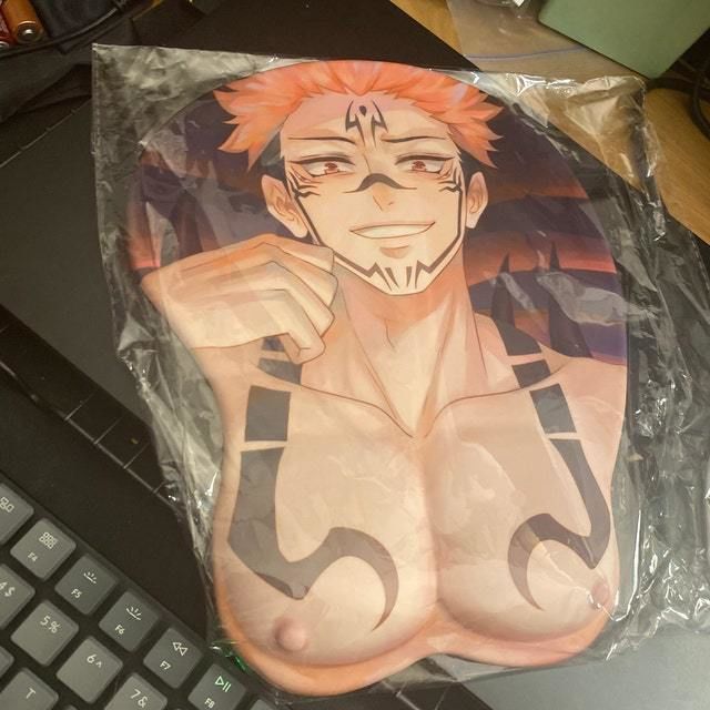Customer photo review of 3D Sukuna Mousepad