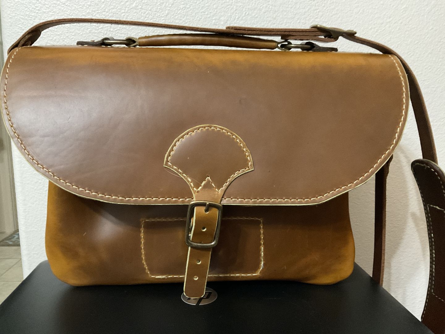 Customer photo review of No.88 | Leather Saddlebag Satchel Bag (Digital Pattern)