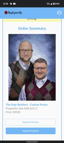 Customer photo review of The Step Brothers - Custom Poster