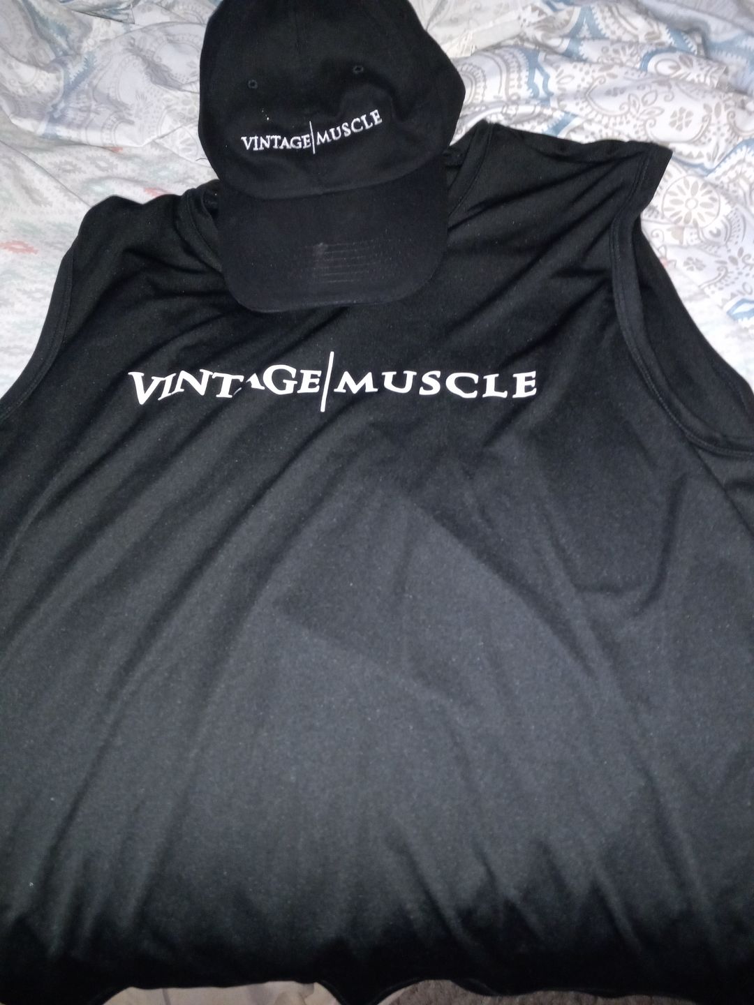 Customer photo review of Flex Fit Vintage Muscle Hat