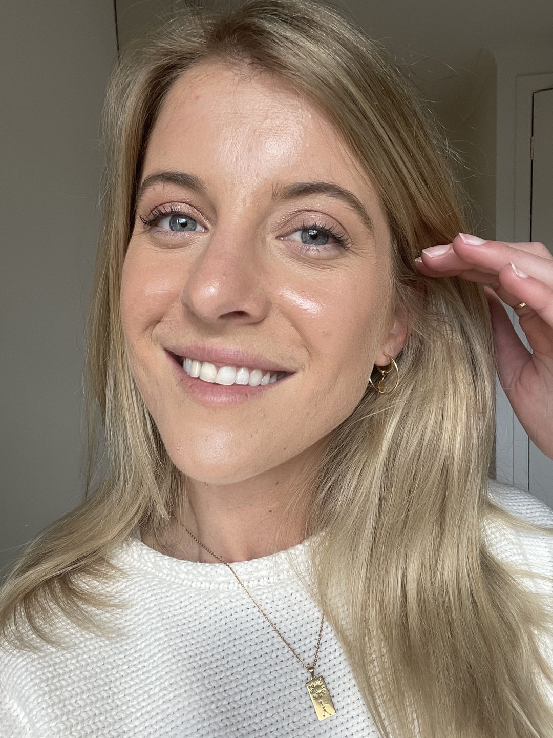 Customer photo review of The Perfect Medium Hoops